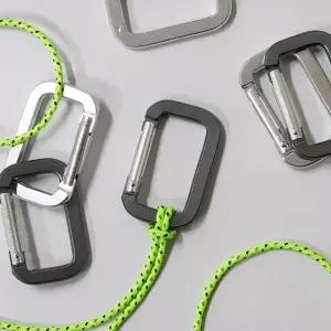 ( )카라비너 사각 키링 캠핑 등산 낚시_24528619