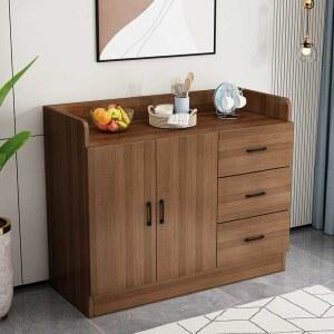 탕비실 캐비닛 창고 받침대 선반 커피 보관함 간식 투명 냉장고 캐비넷 하부장