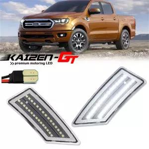 화물차차폭등 사이드등 포드 레인저 XL XLT 라리어트 펜더 플레어 램프용 자동차 LED 전면 사이드 마커 방
