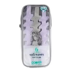 Conair 무열 Z자형 지그재그 폼 헤어 롤러 다양한 색상 6피스