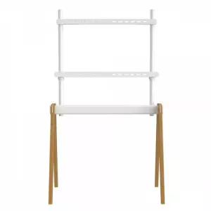 마운트피아 TV 스탠드 이젤형 ME-86 (42-75in) (화이트) 거치대 티비 받침대