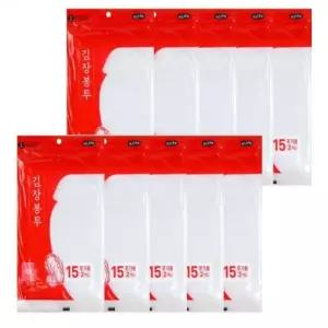 김장봉투 롯데이라이프 20매 대형 65x95 배추15포기 김장비닐봉투