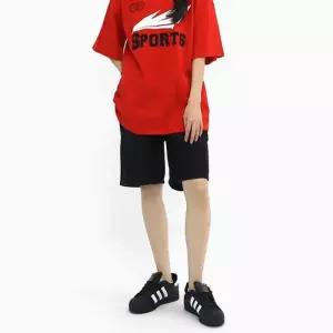 스콰즈 청반바지 SNEP009 2COLOR 남여공용 여름 와이드 생지 데님 밴딩팬츠