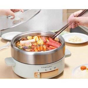 내솥분리 멀티쿠커 2리터 찜기 전력냄비 라면포트 전기찜기 696091 포트 분식집 표준