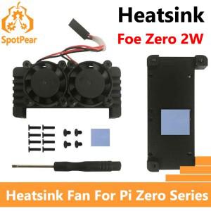 라즈베리 파이 제로 2W PI0 알루미늄 방열판 케이스 이중 팬