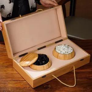 휴대용 바둑판 접이식 두뇌훈련 기원 세트 알까기