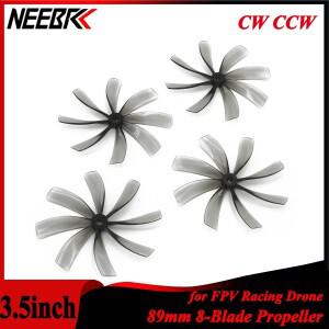 NEEBRC FPV 레이싱 드론용 샤프트 프로펠러 쿼드콥터 시네후프 DIY 키덜트 부품 89mm 89x8 8 블레이드 CW C