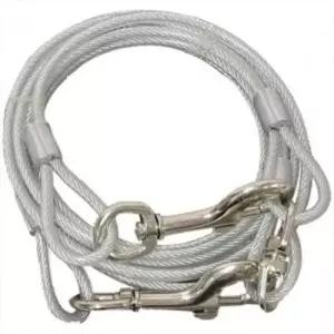 [반려] 목줄 강아지 와이어줄 리드줄x개줄 350cm 6mm 강아