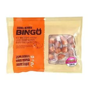 애견간식 빙고 미니닭다리껌 400g 1팩