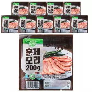 다향 오리 훈제 슬라이스 200g x 10개