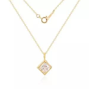 [모룬] 14K/18K 아틱 프레임컷 다이아 큐빅 체인 목걸이 MON41730