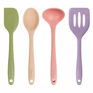 [샐마][샐마] 샐마 실리콘 미니 조리도구 4p (스파추라+국자+볶음주걱+뒤집개)