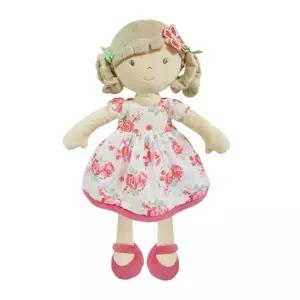 봉제 애착인형 꽃원피스 소녀 40cm 인형놀이 옷입히기