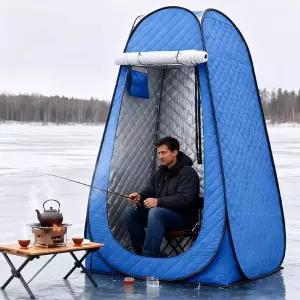 원터치 빙어낚시 텐트 1인 방수 방풍 보온 동계 쉘터