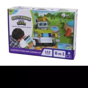 창의융합 코딩로봇/ 파이보츠 클래식 기초과정 세트 (콘트롤러+초음파+서보모터+블록 총 152p