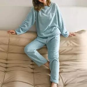 [셀러허브]겨울 극세사 수면 잠옷 세트 3color DK-1004485 (S42234450)