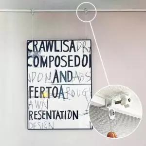 무타공 액자걸이 몰딩 레일 못없이 액자걸기 액자레일 걸이 와이어