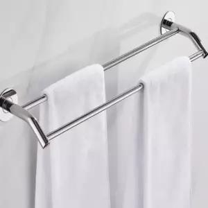 흡착식 욕실용품 일자 무타공 수건걸이