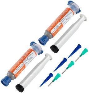 Sn64/Bi35/Ag1 T4 무연 솔더 페이스트 노클린, 183 녹는점, 원더웨이 제공 20gx2팩