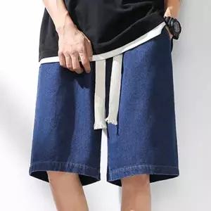 5부 반바지 남성용 데님 숏팬츠 여름 캐주얼 바지