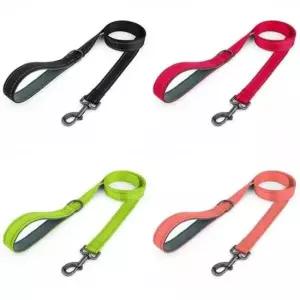 [반려] 반려동물 나일론 핸들링 리드줄 4color 강아지 로프 면