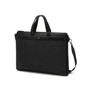 [롯데백화점]닥스 액세서리 블랙 DD로고 가죽 서류가방 DBBA6E595