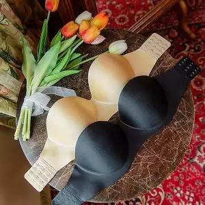 [셀러허브]오프숄더웨딩브라 끈없는 뽕 누드브라 브라탑 스트랩 끈없는브라 뽕브라 누디브 (S38785477)