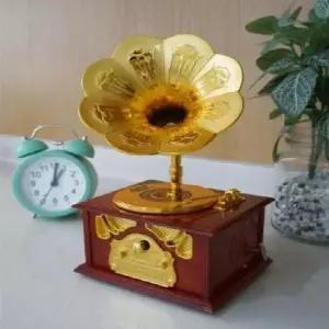 축음기 오르골 (골드) 생활잡화 주방용품 인테리어소품
