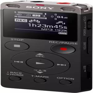 소니 ICDUX560BLK 디지털 음성 녹음기 1인치 블랙