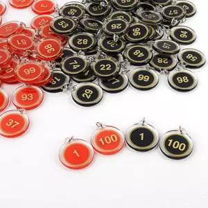 락커번호 수영장 헬스장 사우나 찜질방 사물함 원형 번호 고리