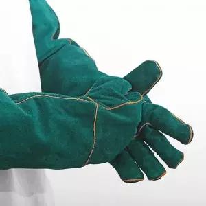 [셀러에이드]강아지 교육용 물림방지 장갑 소가죽 훈련용 특수