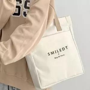 [라일리] Rly 스마일 캔버스 캔버스백 가방 크로스백 쇼퍼백 학