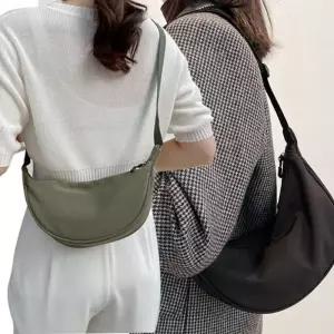 [라일리] Rly 캔버스 크로스 만두백 캔버스백 가방 미니 파우치