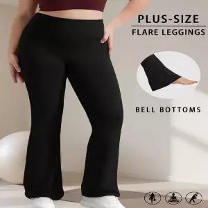 여름 레깅스 타이즈 스판 빅사이즈 여성 여자 하이웨이스트 요가 플레어 팬츠 부츠컷 디자인으로 필라테스