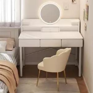 소형 거울 입식 원룸 수납형 틈새 서랍 자취방 학생 엔틱 침실 안방 화장대 스마트 1인용
