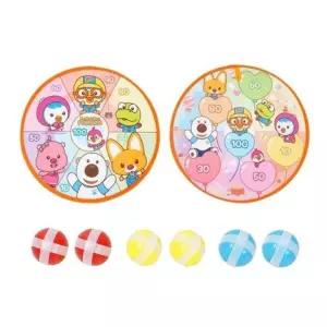 [유일]공놀이 찍찍이공 양면다트 게임 안전다트 뽀로로