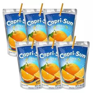 [농심] 농심 카프리썬 오렌지 200ml 20개 어린이 간식 주스