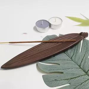 인센스받침 인센스 스틱 홀더 대나무잎 인센스거치대