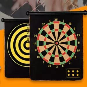 [유일]자석 6핀 표적지 다트 세트 벽걸이 다트판 양면