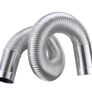 가스 온수기 연기 배출관 50 60 70 80 90 100mm 알루미늄 합금 호일 텔레스코픽 호스