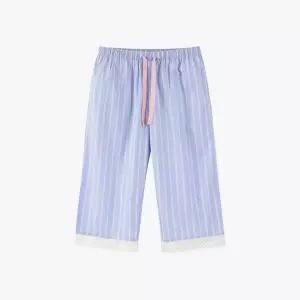 [롯데백화점]예스 7부기장 면100 스트라이프 여성 파자마 하의 YSWEB251