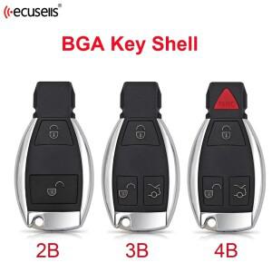 234 B BGA 원격 자동차 키 쉘 Fob 케이스 벤츠 호환 A C E S 클래스 W203