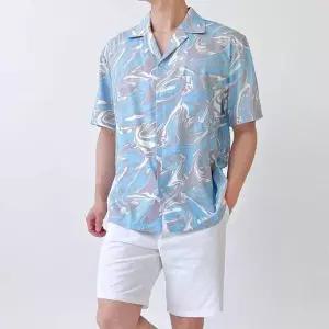 [오너클랜]TBZ GSS SH221 남자 휴양지 바캉스 비치 오버핏 반팔남방 셔츠