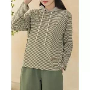 [디얼마미] 콜린스 단가라 후드티 /마담 미시 중년 여성 빅사이즈 40대 50대