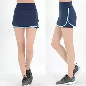 필라테스 여자 실내운동 레깅스 3부 치마 레쉬가드