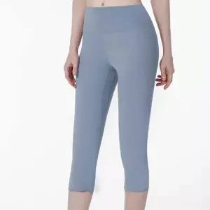 하이웨스트 레깅스 운동복 7부 크롭 필라테스 요가