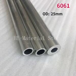 6061 알루미늄 합금 튜브 길이 100mm OD 25mm  원형 파이프 ID 4 6 78 1 개 3 11 12 15 17 19 20 21 22 23m