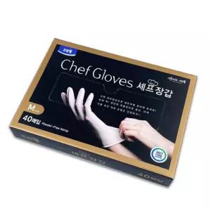 크린랩 셰프 니트릴장갑 주방 요리장갑 위생장갑 요리장갑 미용장갑