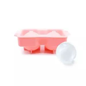 파미레 얼음틀 원형 실리콘 핑크2구 아이스볼