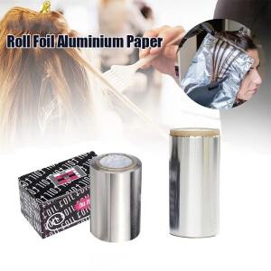 1롤 헤어 컬러링 주석 호일 드레싱 파마 모델링 도구 알루미늄 시트 살롱 머리 염색